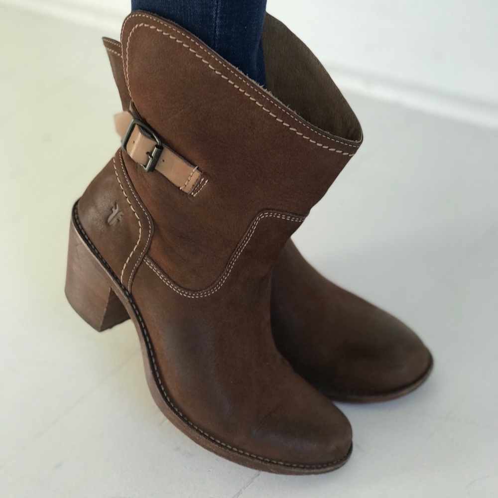 Frye Carmen Moto Boots